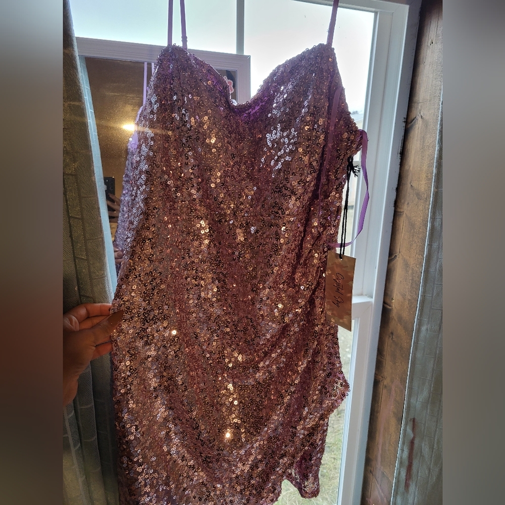 Lavender Sequin Dress